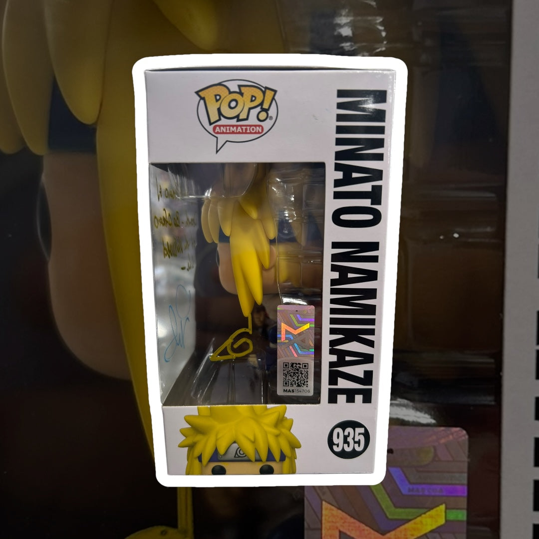 Naruto Minato Namikaze Autographed by Tony Oliver