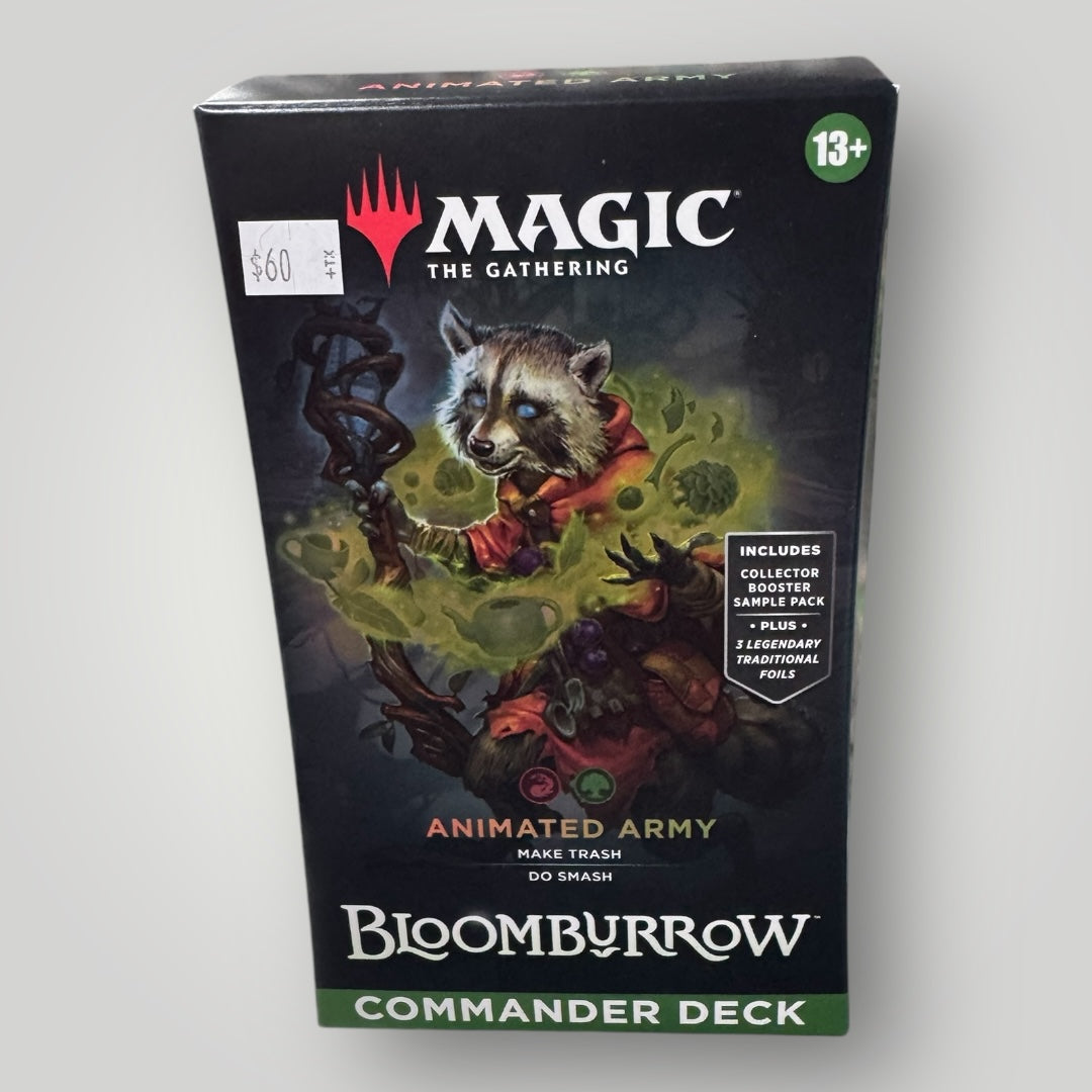 Magic The Gathering Bloomburrow Animated Army Commander Deck