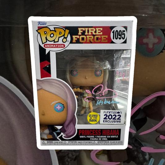 Fire Force Princess Hibana Autographed by Colleen Clinkenbeard