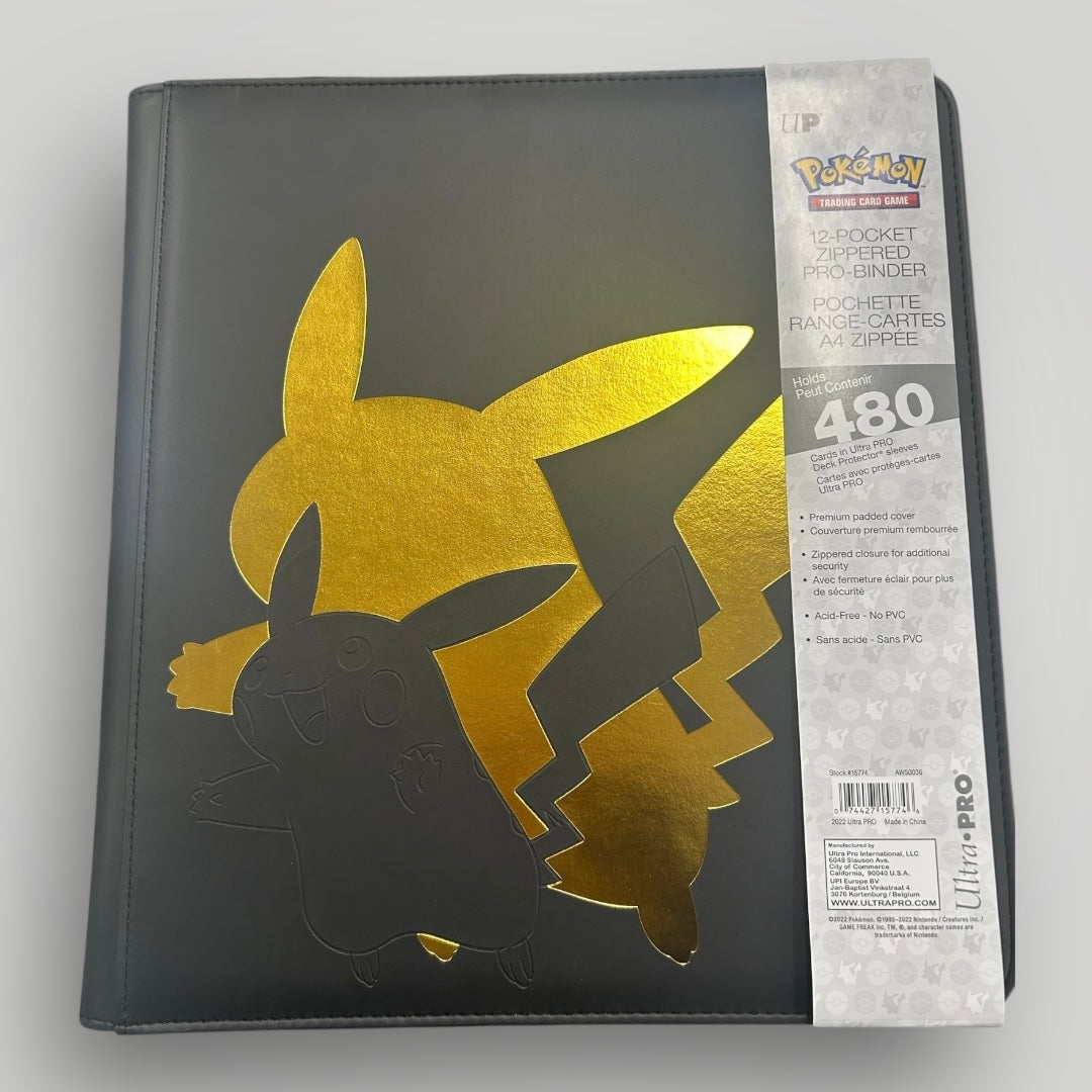 Ultra PRO 12-Pocket Zippered PRO-Binder “Pikachu”