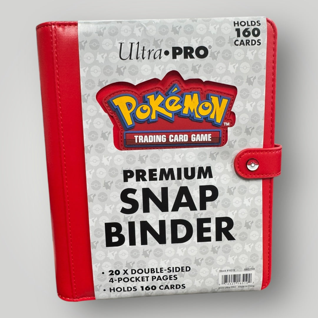Ultra PRO Pokémon (Red) Premium Snap Binder