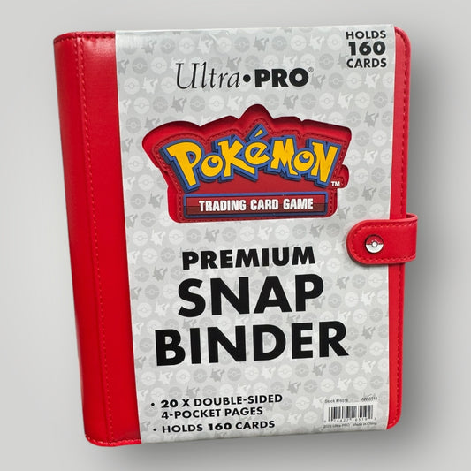 Ultra PRO Pokémon (Red) Premium Snap Binder