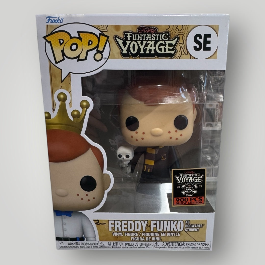 Freddy Funko as hogwarts student