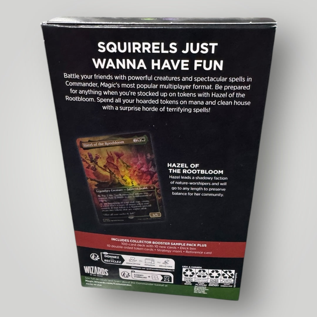 Magic The Gathering Bloomburrow Squirreled Away Commander Deck