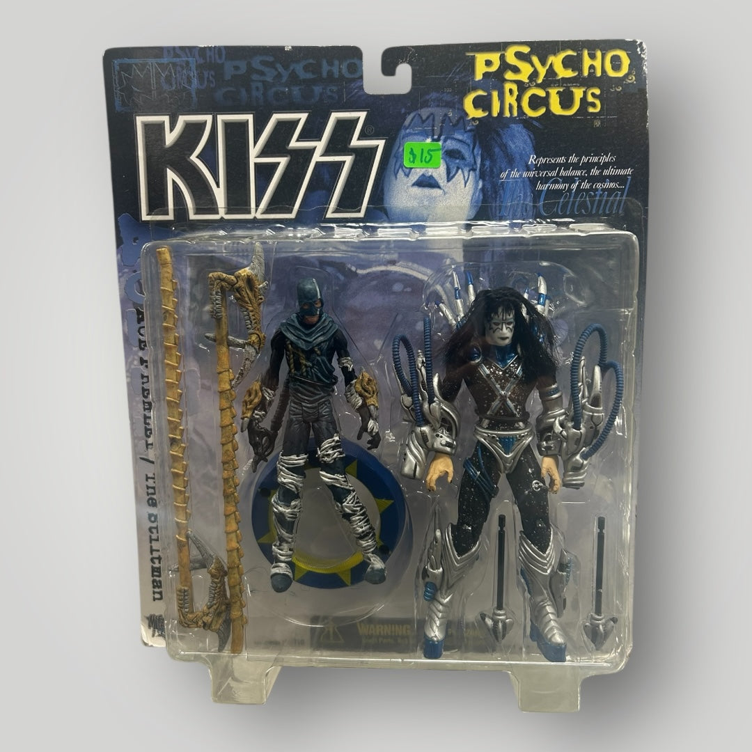 Kiss Ace Frehley/ The stiltman Action Figure set
