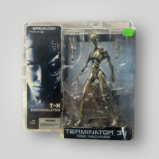 Terminator 3 T-X Endoskeleton Action Figure 2003 McFarlane Toys