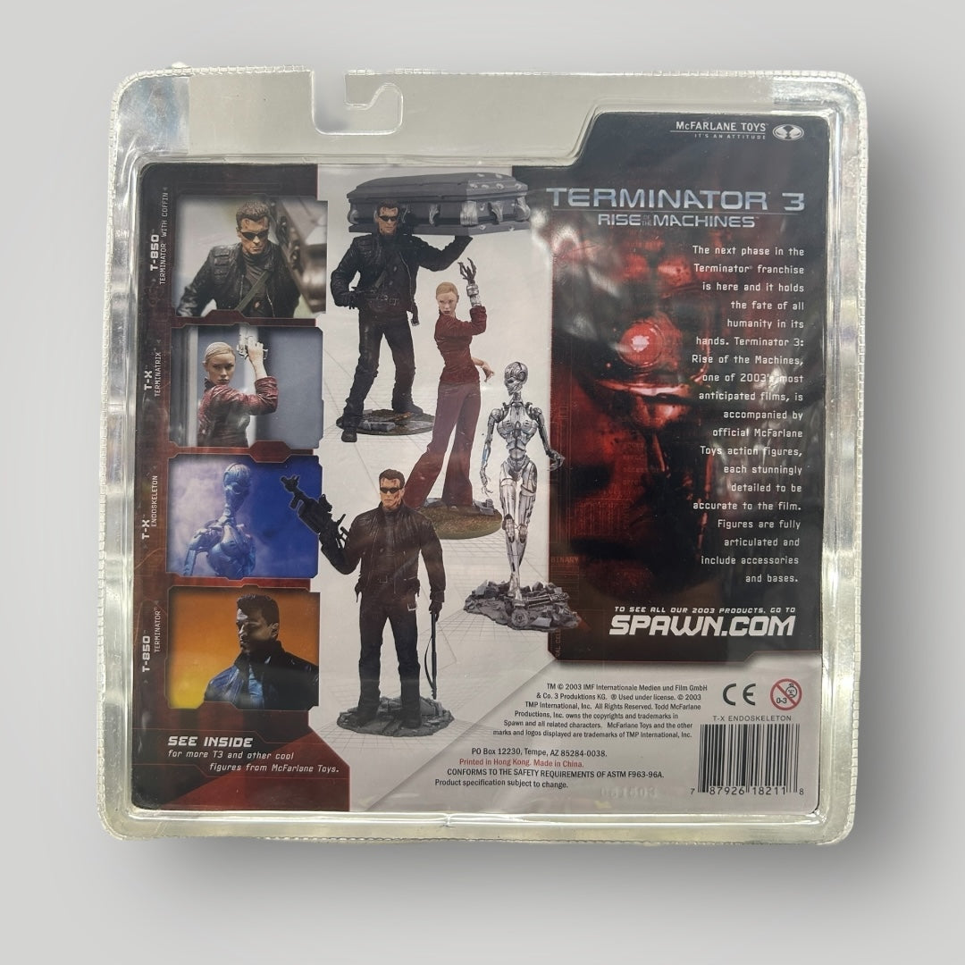 Terminator 3 T-X Endoskeleton Action Figure 2003 McFarlane Toys