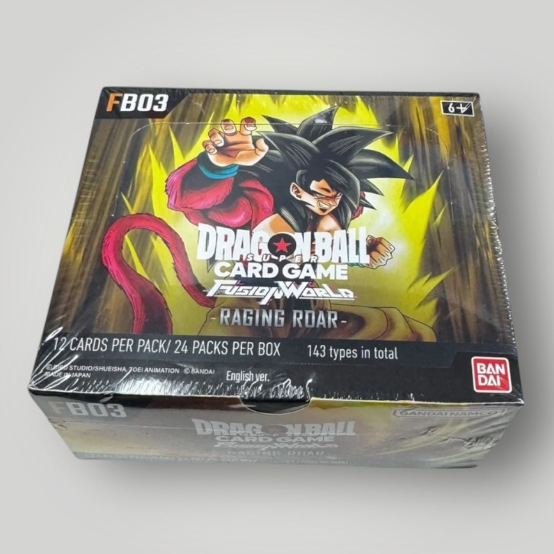 Dragon Ball Super Fusion World: Raging Roar FB03 Booster Box - 24 Packs Sealed Dragon Ball Super Fusion World: Raging Roar FB03 Booster Box - 24 Packs Sealed