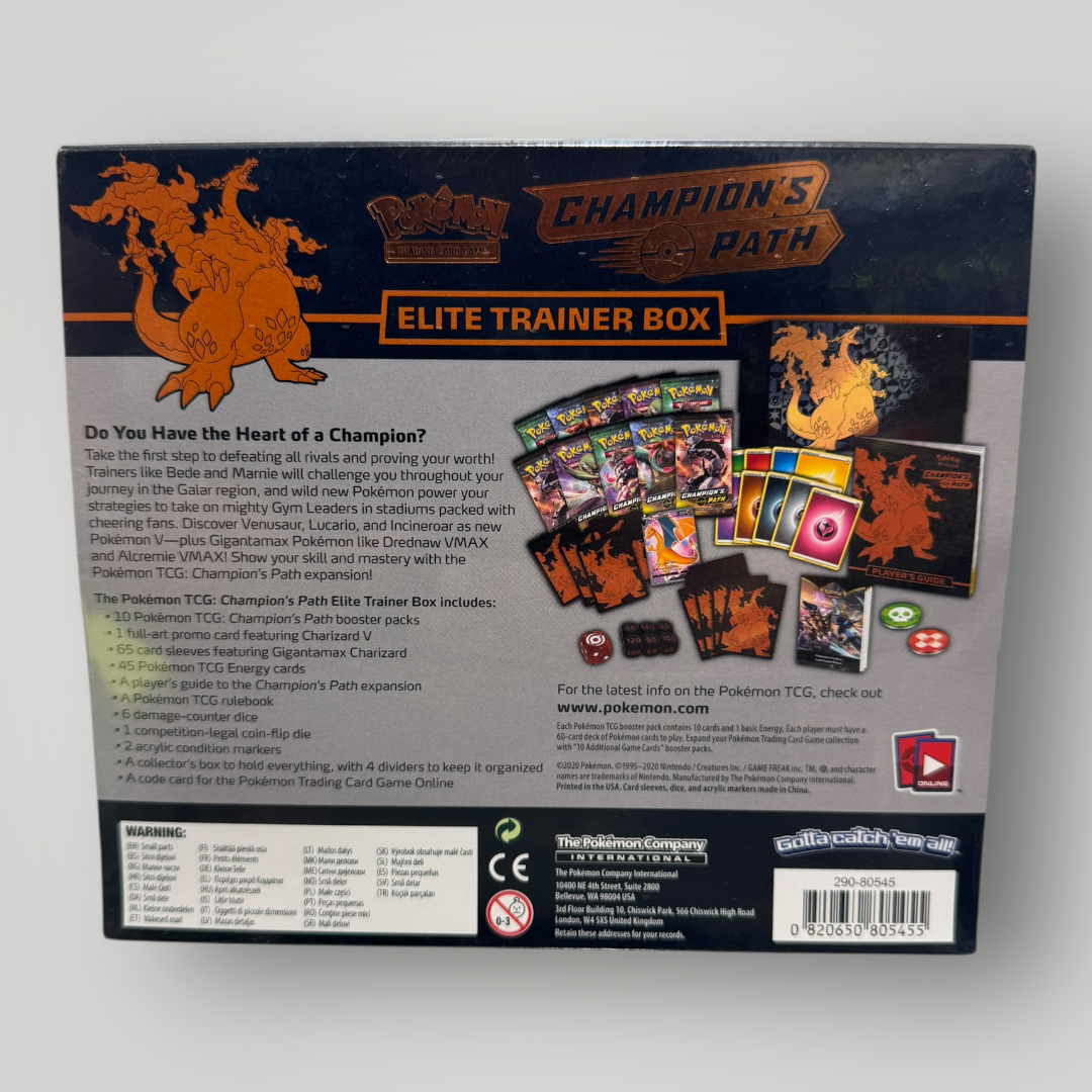 Pokemon Champion's Path Elite Trainer Box