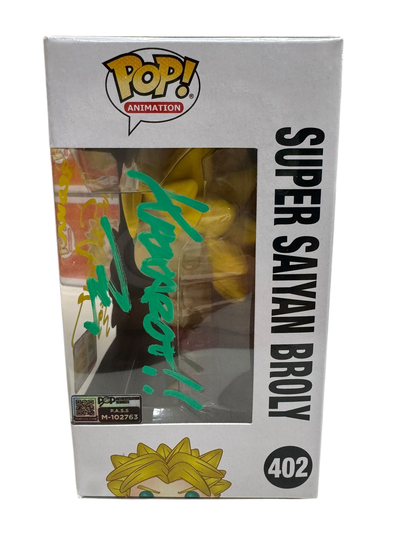 Dragon Ball Z Super Saiyan Broly SDCC Autograph by Vic Mignogna