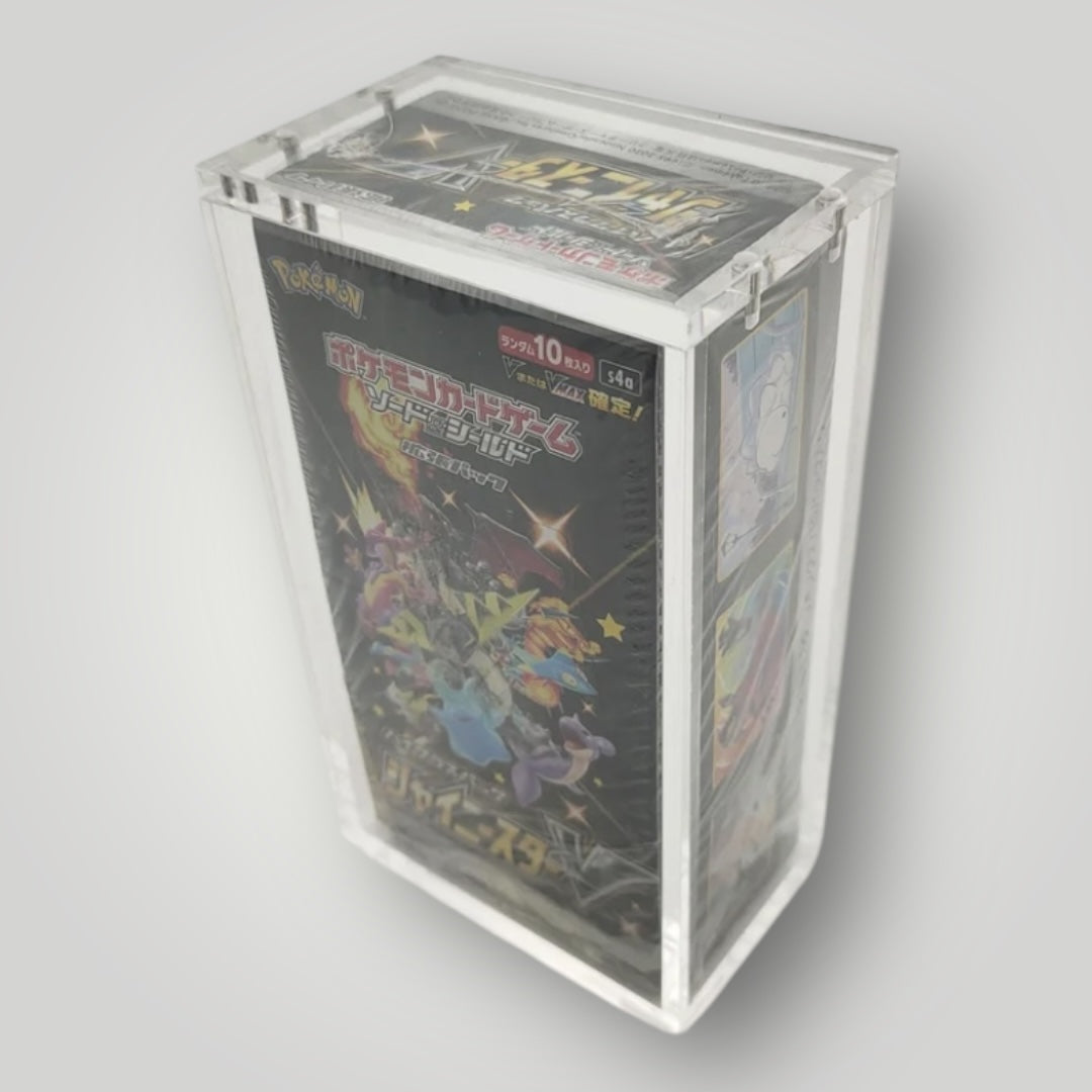 Poke Armor- Japanese Booster Box Acrylic Case- 10-20 Pack Box (PRE-ORDER)