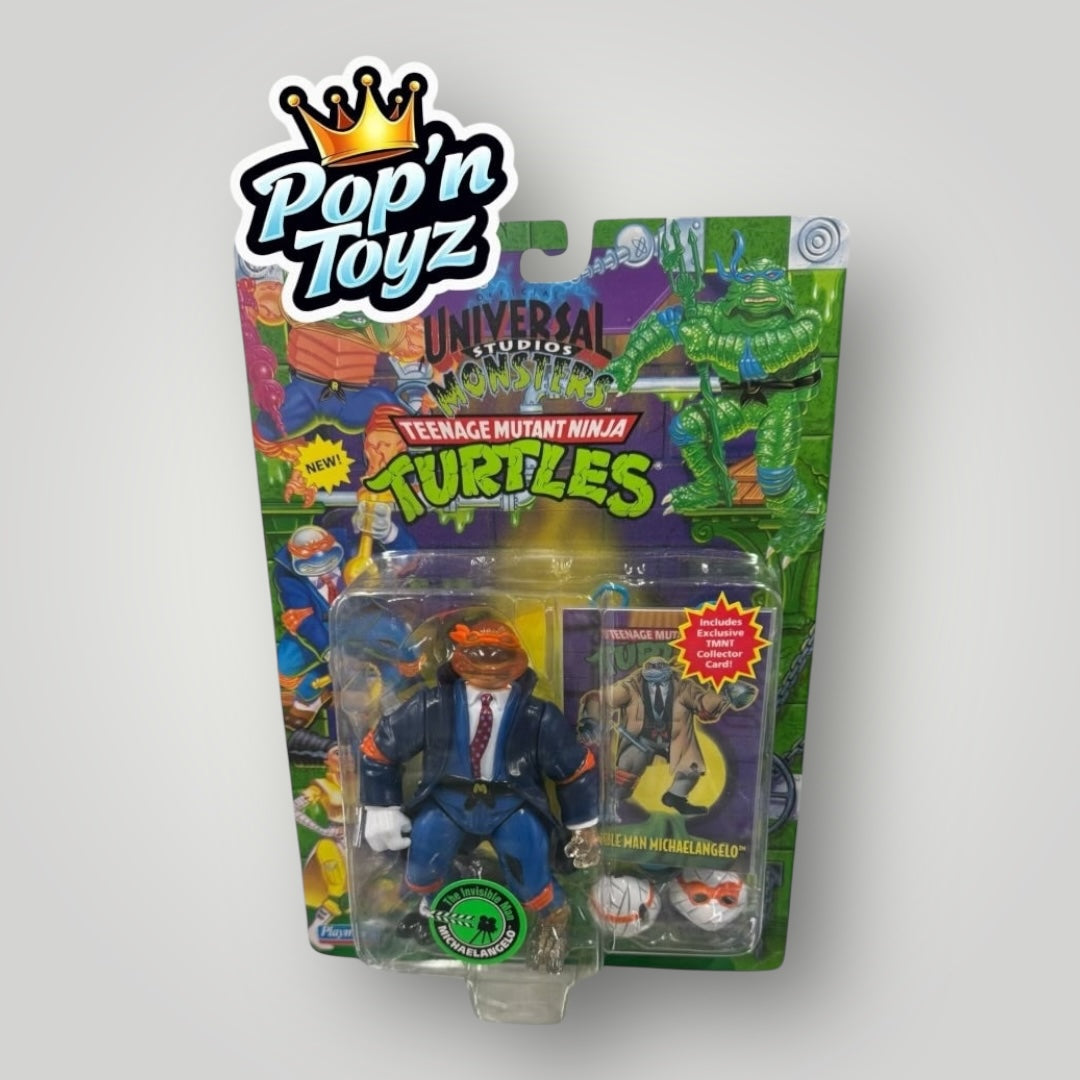 TMNT Man Michelangelo 1990’s sealed figure.