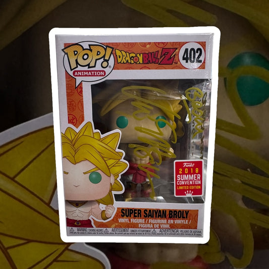 Dragon Ball Z Super Saiyan Broly Autograph by Vic Mignogna