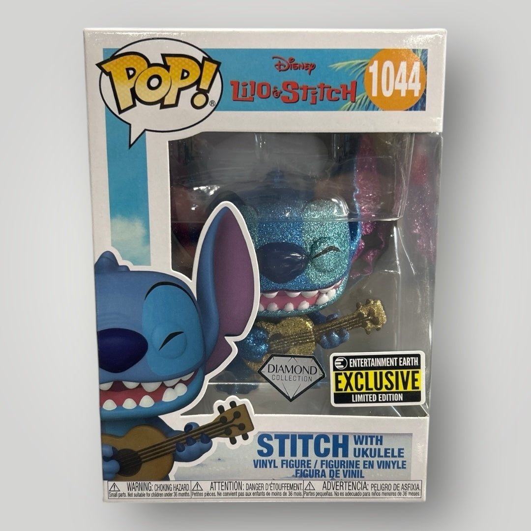 Lilo and Stitch, Stitch with Ukulele diamond  #1044