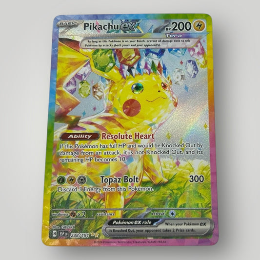 Pikachu ex 238/191 Sv08: Surging Sparks Holo