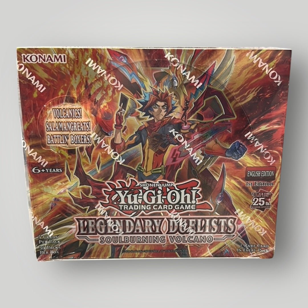 Yu-Gi-Oh! Legendary Duelists soulburning volcano booster box