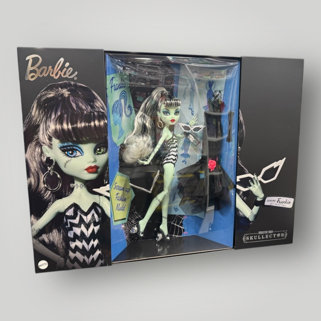 Monster High Skullector Frankie Stein x Barbie Doll -
