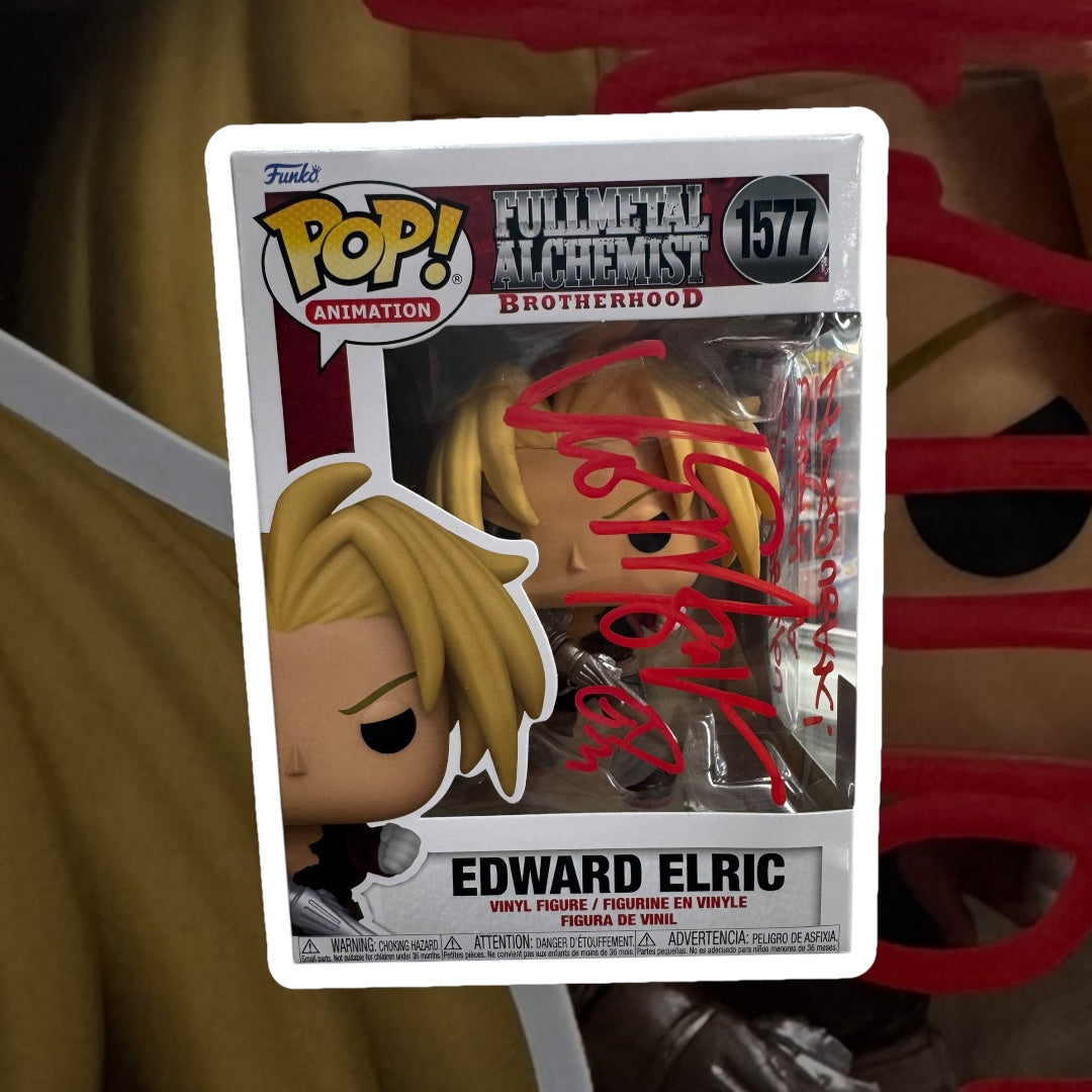 Fullmetal Alchemist Edward Elric Autographed by Vic Mignogna