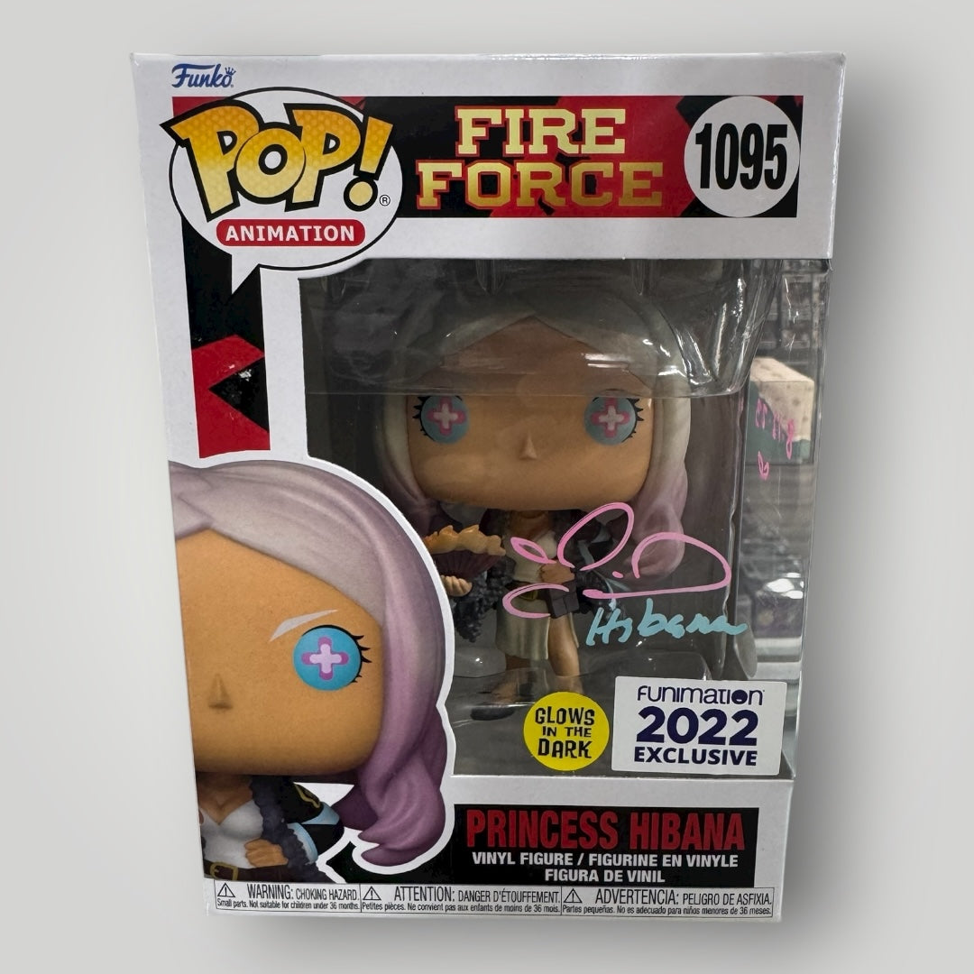 Fire Force Princess Hibana Autographed by Colleen Clinkenbeard
