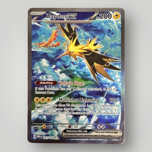 Zapdos EX # 202/165