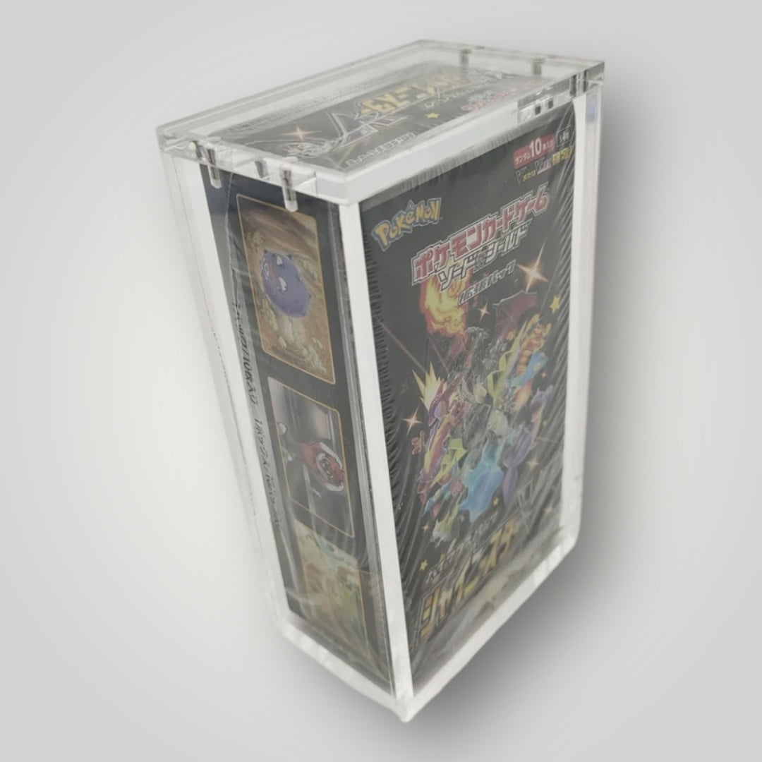 Poke Armor- Japanese Booster Box Acrylic Case- 10-20 Pack Box (PRE-ORDER)