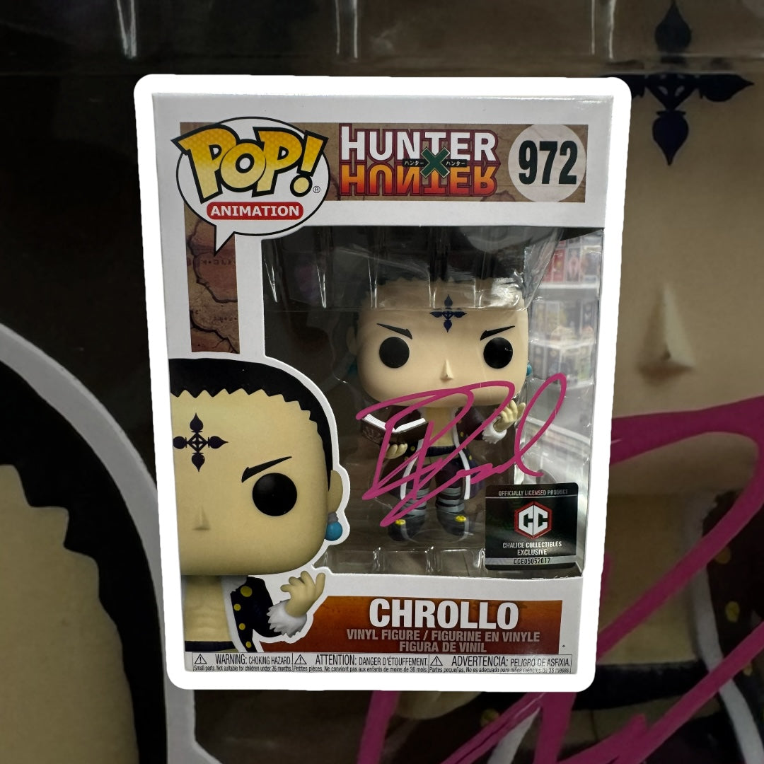 Hunter X Hunter Chrollo Autographed by Robbie Daymond