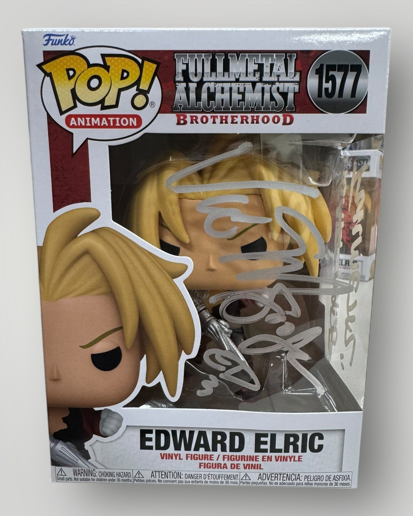 Fullmetal Alchemist Edward Elric Autographed by Vic Mignogna