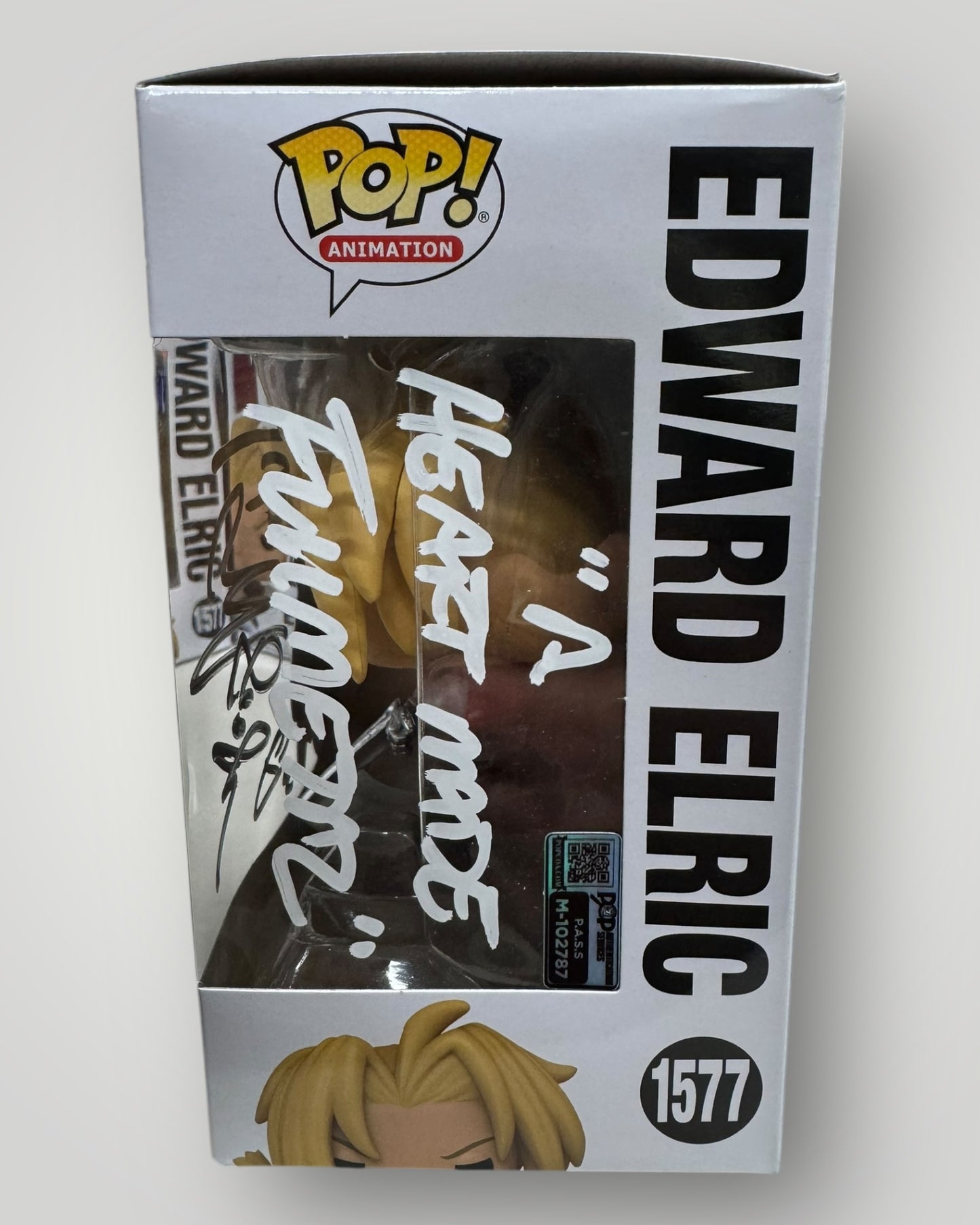 Fullmetal Alchemist Edward Elric Autographed by Vic Mignogna