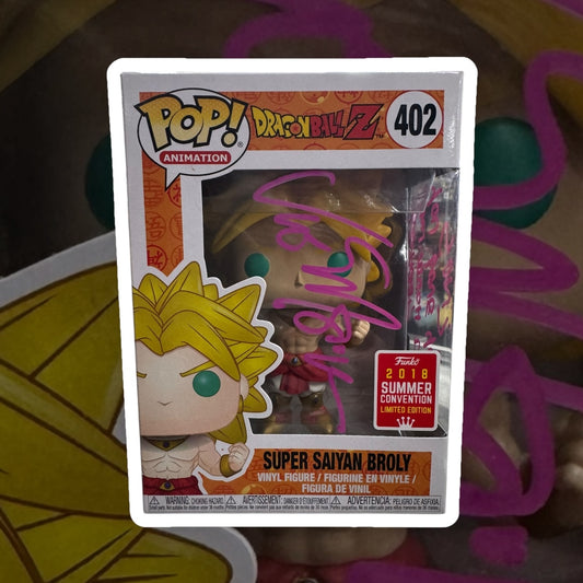 Dragon Ball Z Super Saiyan Broly Autograph by Vic Mignogna