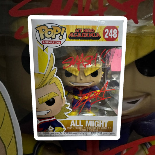 My Hero Academia All Might Autographed by Christopher Sabat