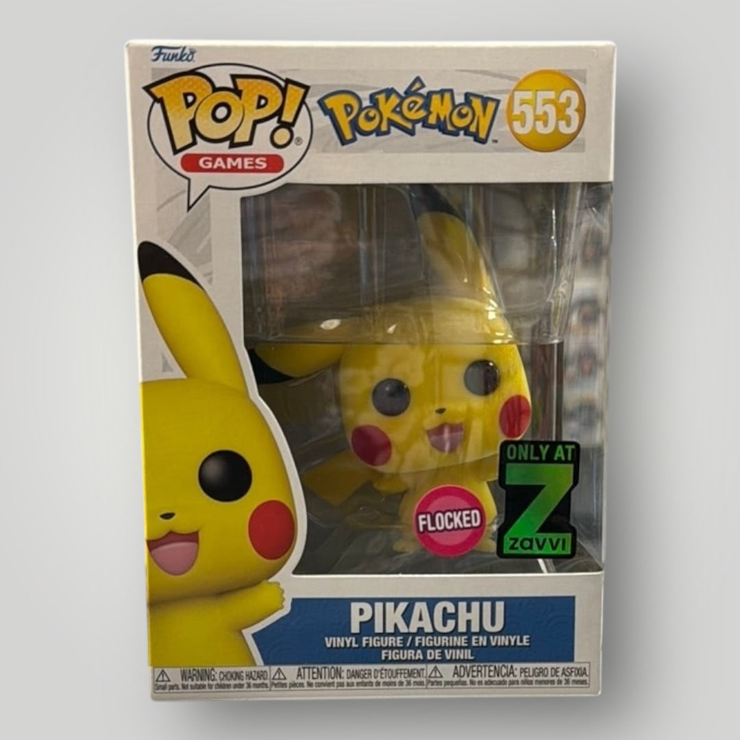 Pokemon Pikachu Flocked #553