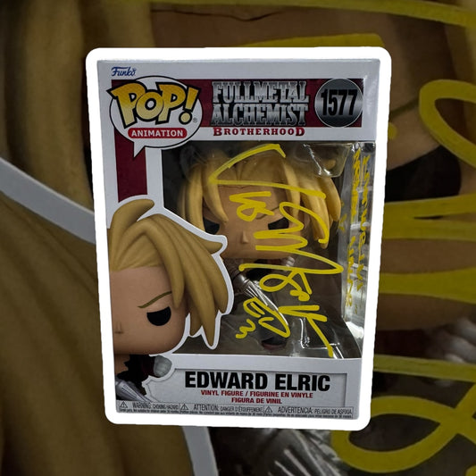 Fullmetal Alchemist Edward Elric Autographed by Vic Mignogna