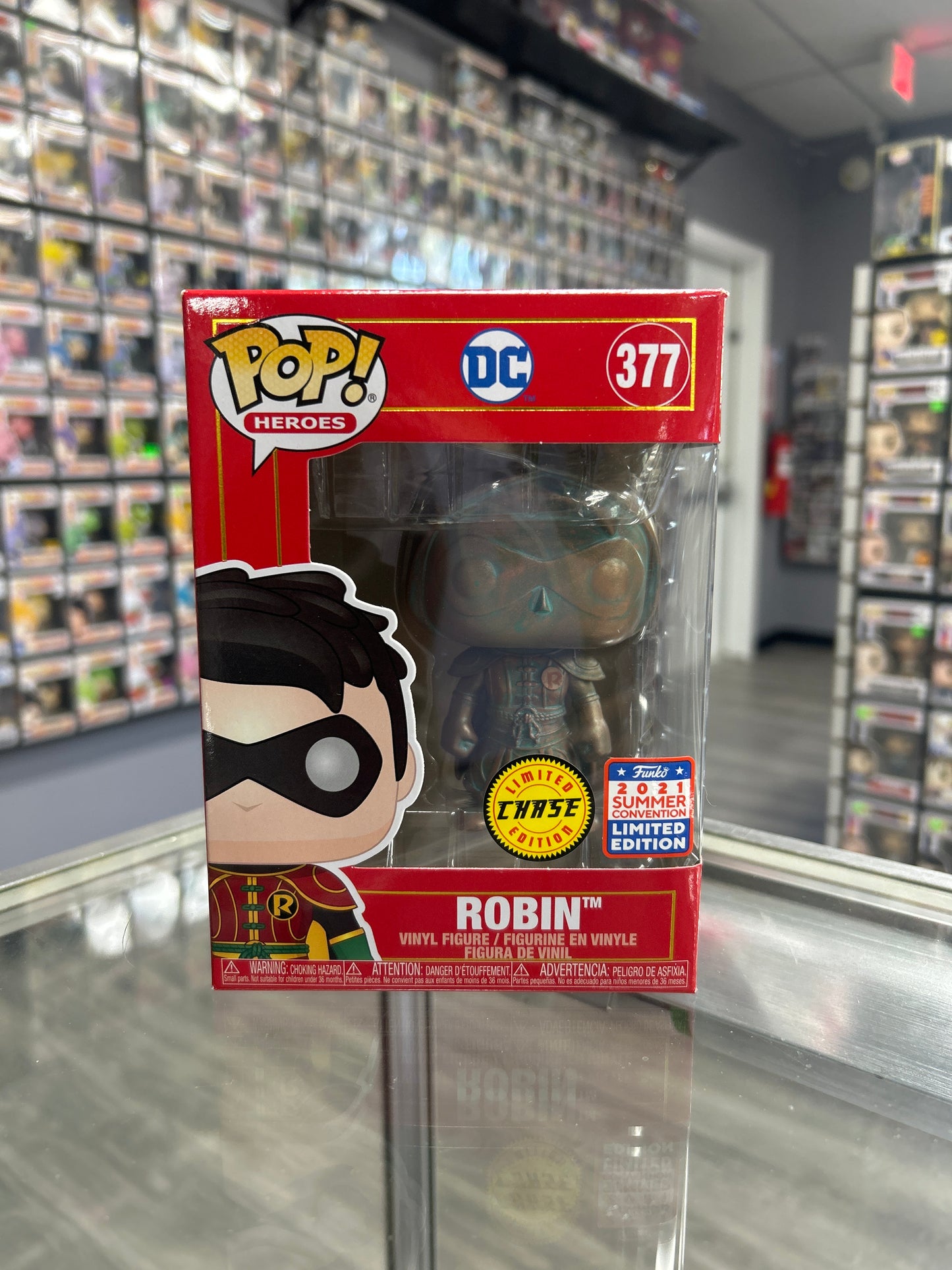 DC UNIVERSE ROBIN PATINA HOODED CHASE #377