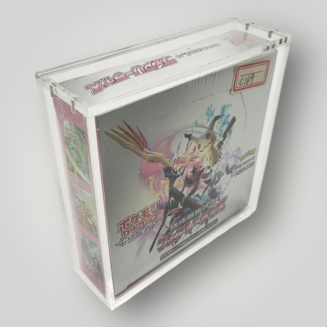 Poke Armor- Japanese Booster Box Acrylic Case- 30 Pack Box (PRE-ORDER)