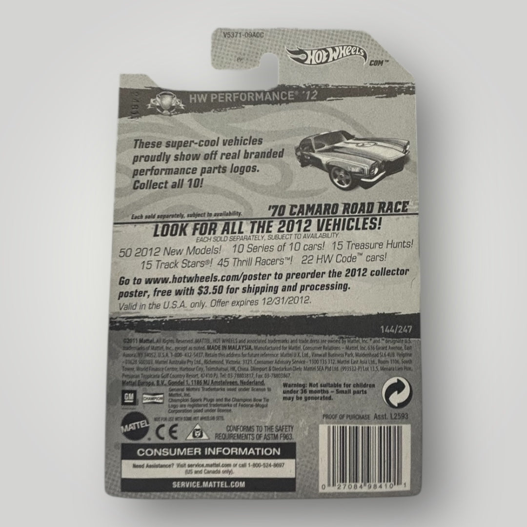 Hot wheels: 70 Camaro Road Race #144/247