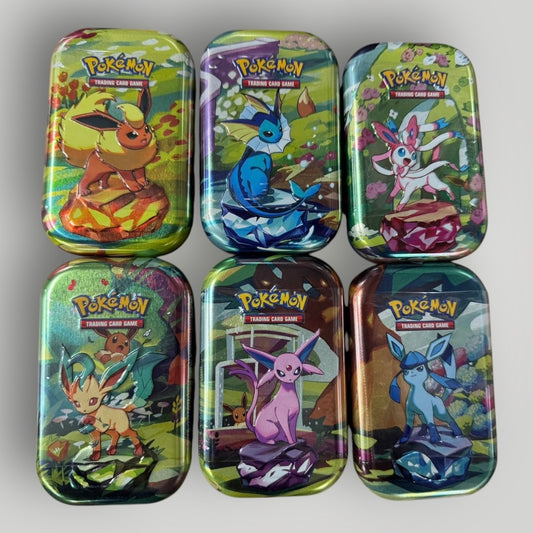 Prismatic Evolutions Mini Tin