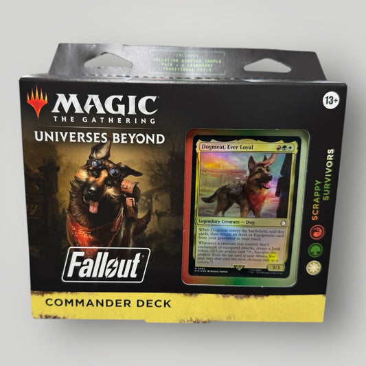 Universes Beyond-Fallout commander Deck ( Scrappy Survivors)