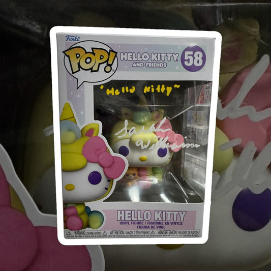 Hello Kitty Autographed by Sarah Williams