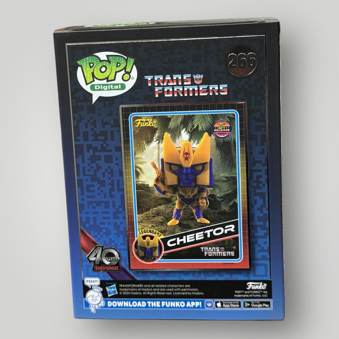 NFT Release Cheetor Signed Funko Pop #266
