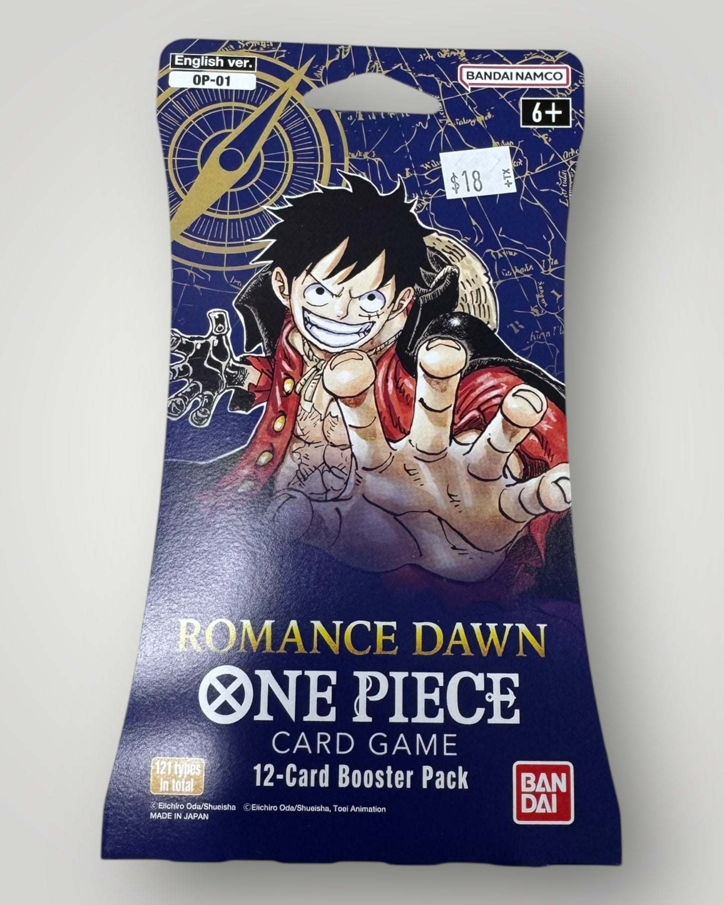 One Piece OP-01 Romance Dawn Sleeved Booster Pack