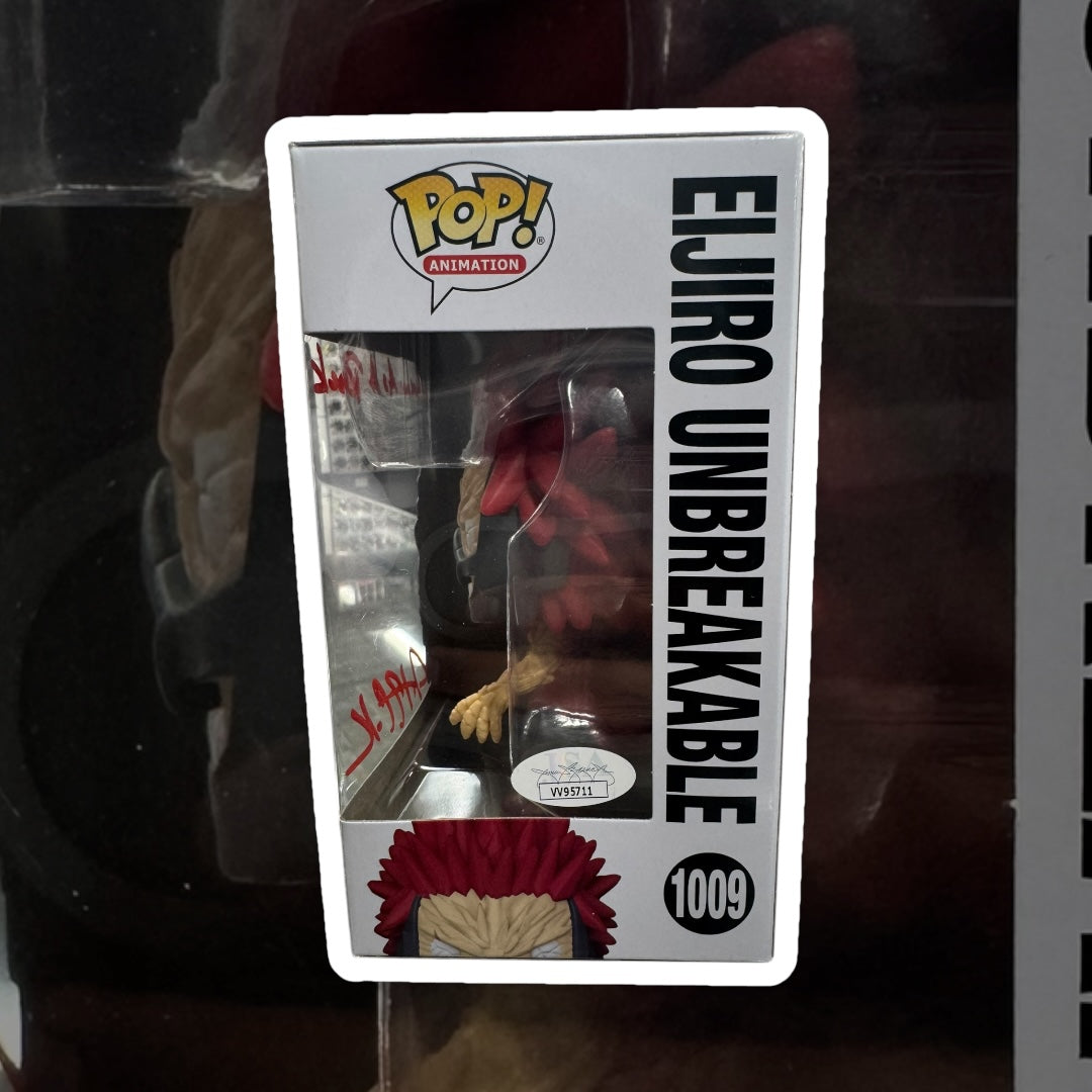 My Hero Academia Eljiro Unbreakable Autographed by Justin Cook