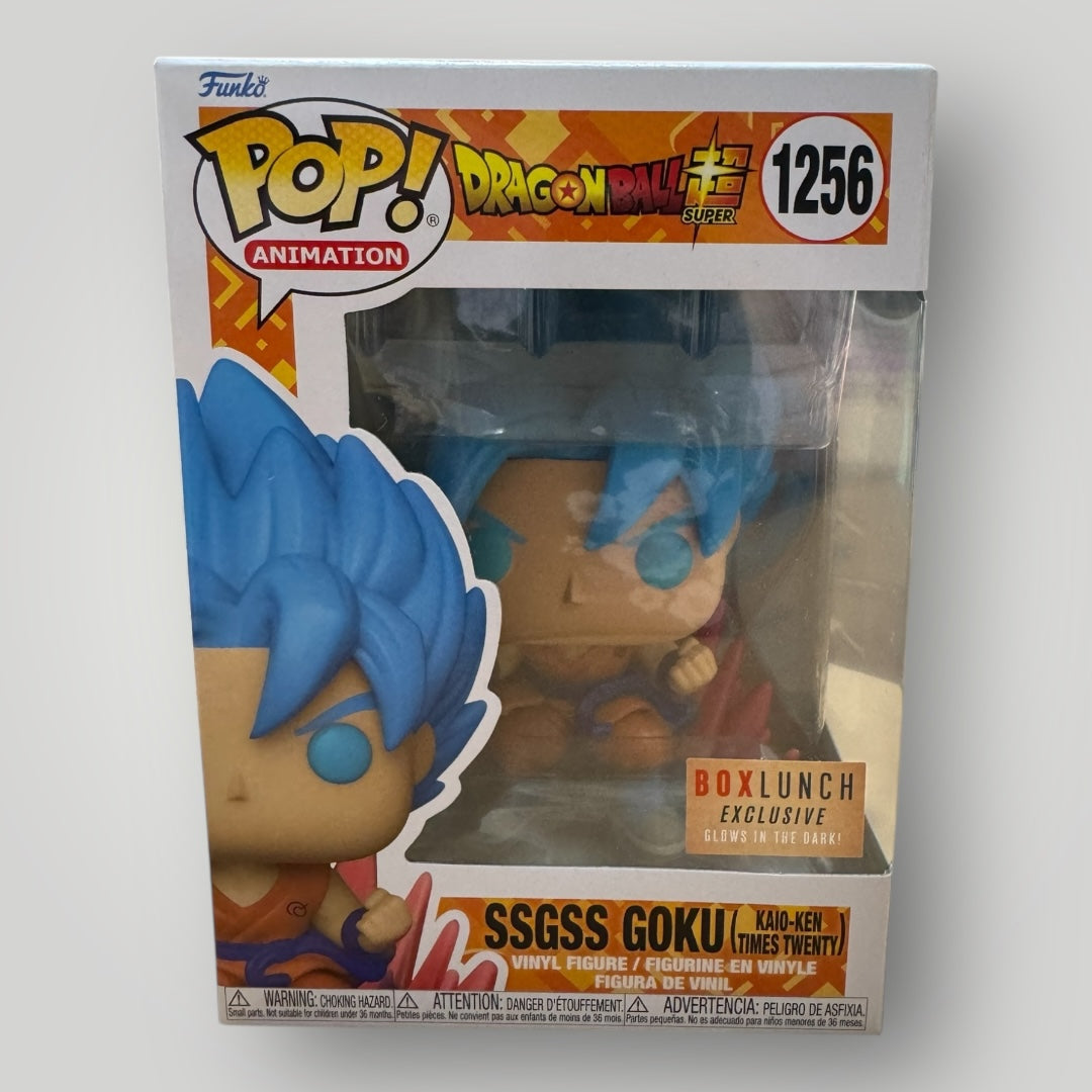 Dragon Ball Z SSGSS Goku glow  #1256