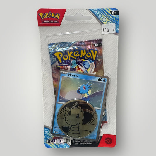 Pokemon: Stellar Crown Single Pack Blister [Horsea]
