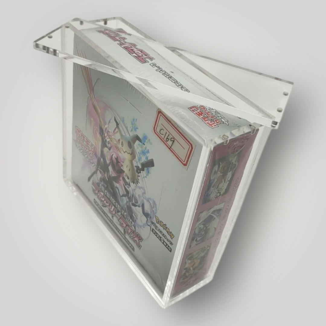 Poke Armor- Japanese Booster Box Acrylic Case- 30 Pack Box (PRE-ORDER)