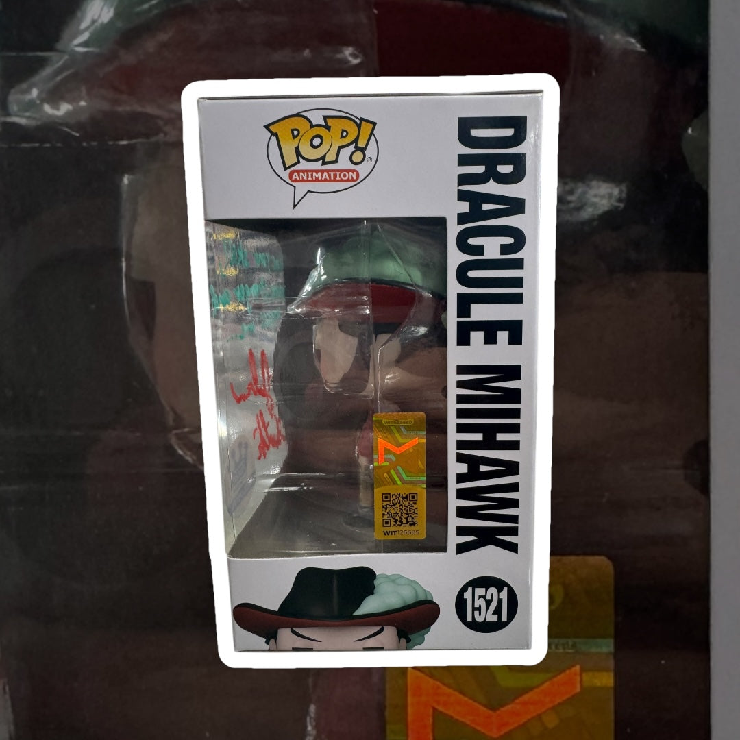 One Piece Dracule Mihawk Autographed by John Gremillion