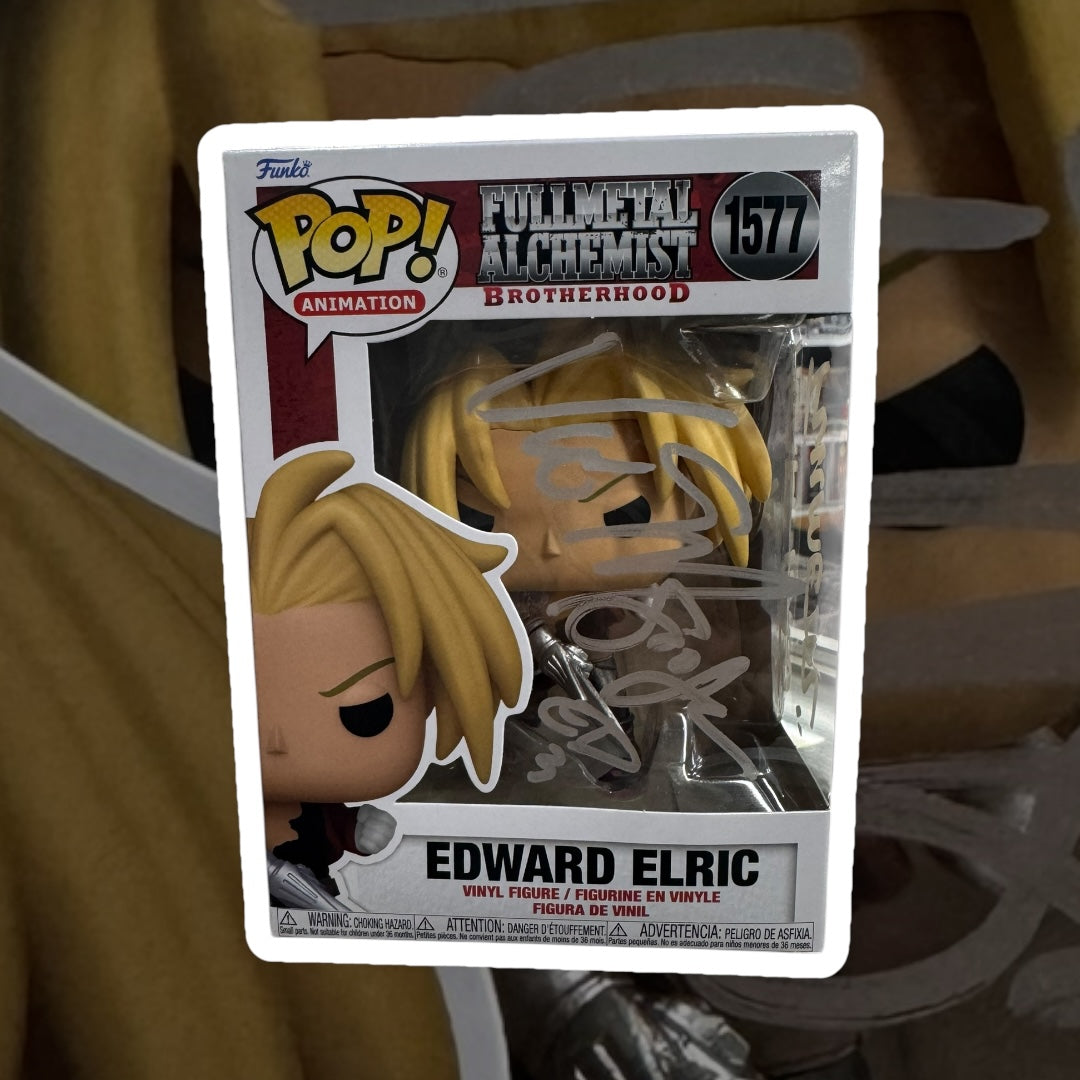 Fullmetal Alchemist Edward Elric Autographed by Vic Mignogna