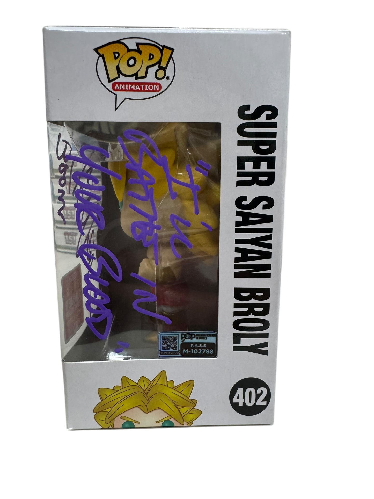 Dragon Ball Z Super Saiyan Broly Autograph by Vic Mignogna