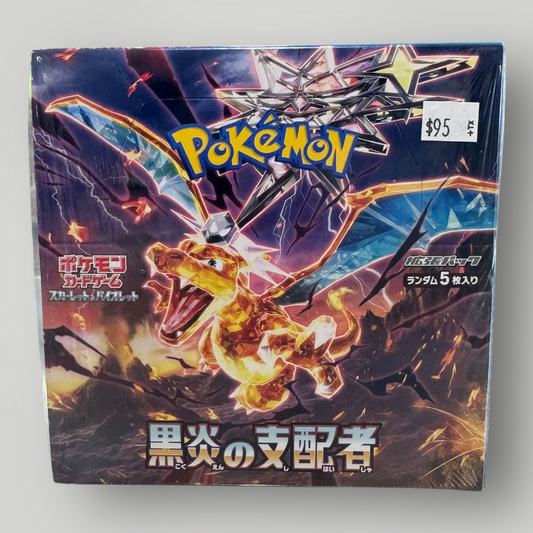 Pokemon Ruler of the Black Flame Booster Box - SV3