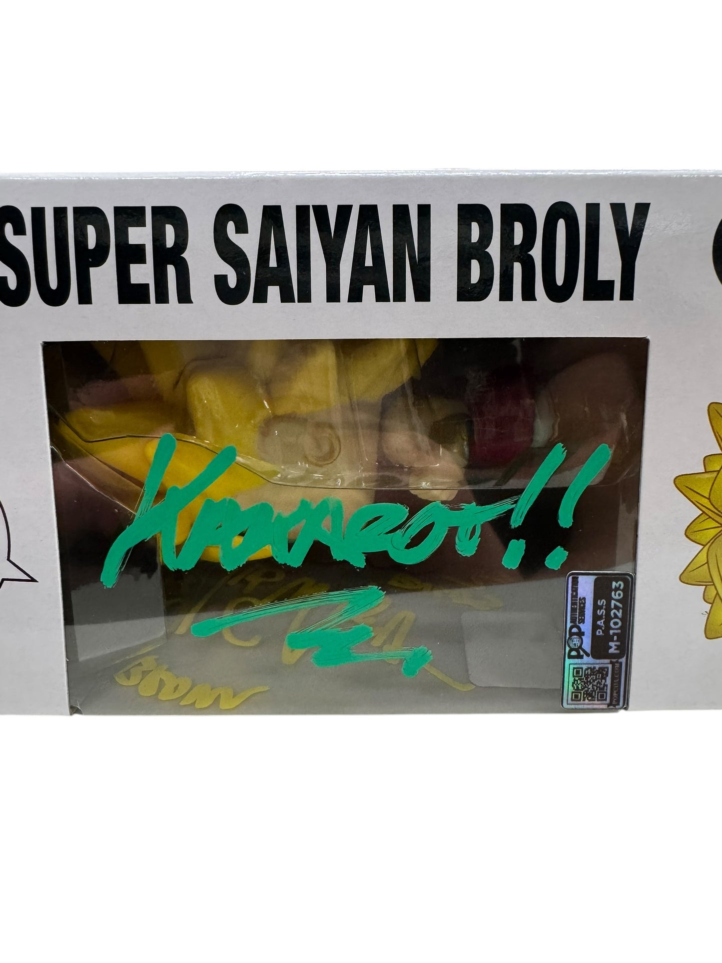 Dragon Ball Z Super Saiyan Broly SDCC Autograph by Vic Mignogna