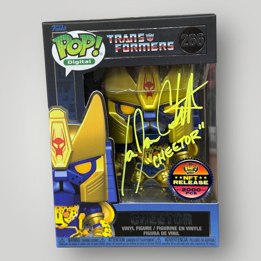 NFT Release Cheetor Signed Funko Pop #266
